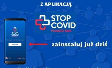 Plakat - Aplikacja Stop Covid